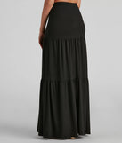 Let's Get Together Tiered Maxi Skirt