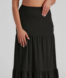 Let's Get Together Tiered Maxi Skirt