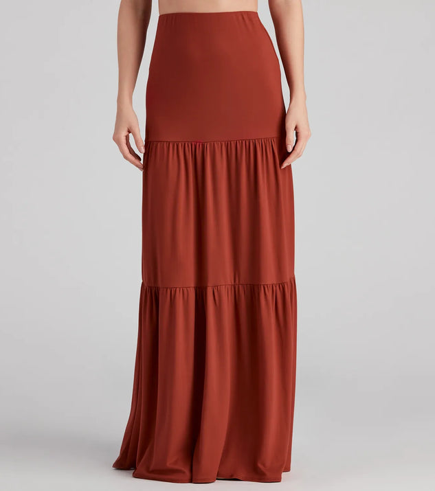スカート AVANDRESS Rora Stitch Maxi Skirt 3COL AD43SK09 AVANDRESS