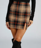 Perfectly Chic Plaid Mini Skirt