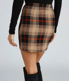 Perfectly Chic Plaid Mini Skirt