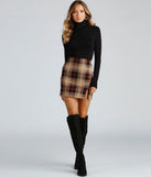 Perfectly Chic Plaid Mini Skirt
