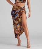 The Coolest Vibe Midi Skirt