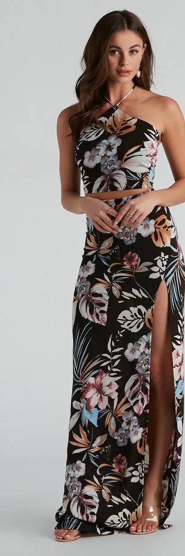 Ticket To Paradise Slit Maxi Skirt