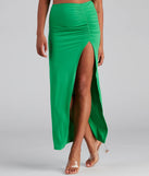 Keeping Knit Casual Maxi Skirt