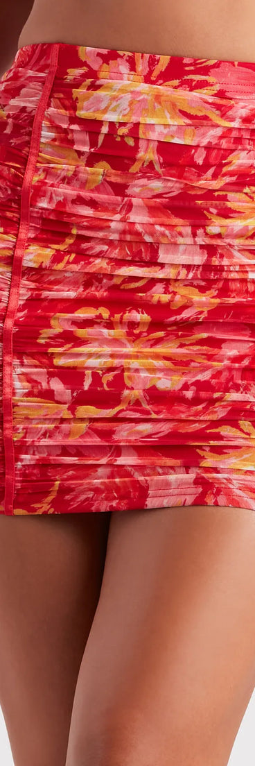 Vacay On My Mind Floral Mini Skirt