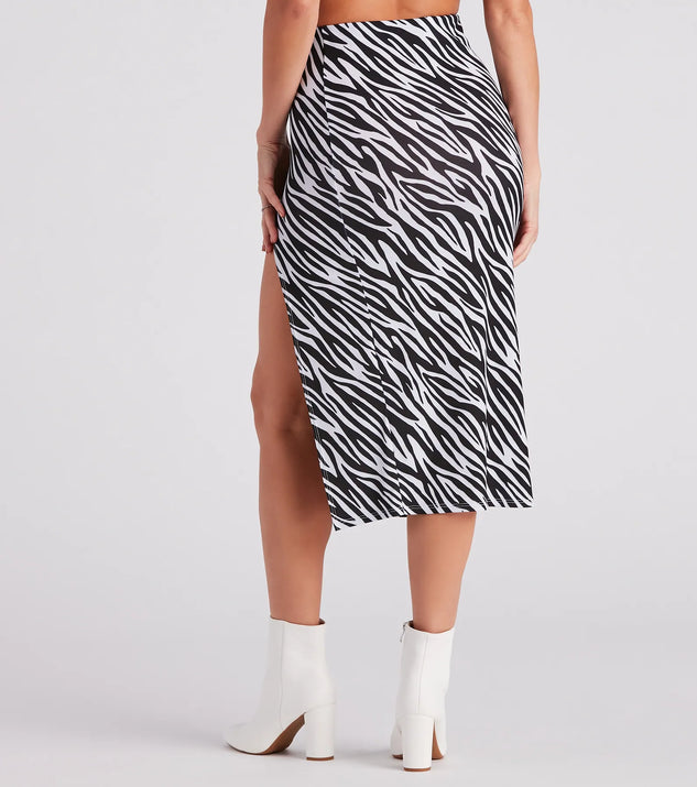 スカート JERSEY SKIRT WITH WEB PRINT Printed jersey skirt | HM834 | Not Available | Cotswold