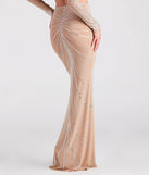 Wrapped In Rhinestone Maxi Skirt