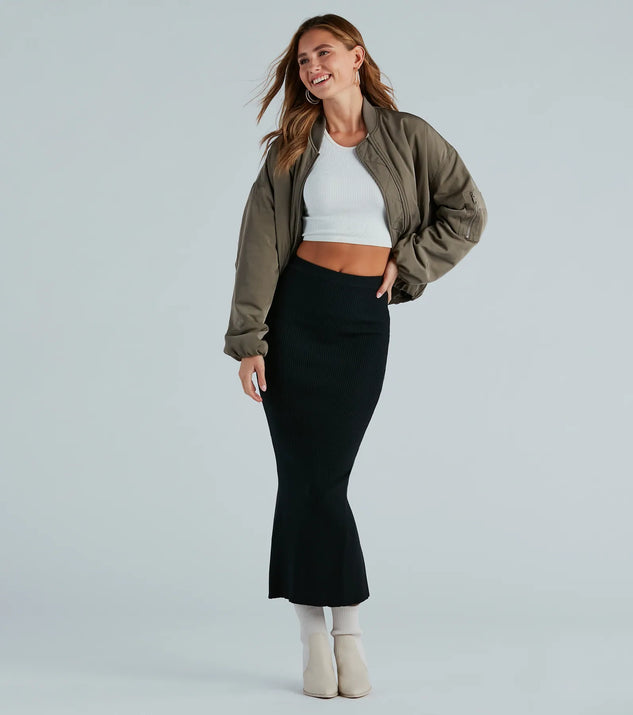 Another Slay Sweater Knit Maxi Skirt | Windsor