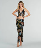 
Upgrade your style game for 2025 with the Gorgeous Getaway Tropical Print Maxi Skirt in black, perfect for any fashion-forward wardrobe.