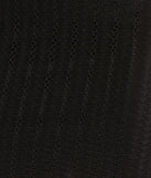 Create bold, fashion-forward looks for spring or summer with the Set For Good High Rise Texture Mini Skirt in black, a must-have piece from Windsor’s collection of stylish bottoms for women.