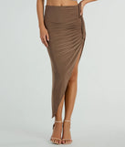 
Upgrade your style game for 2025 with the Social Girlie High Rise Slit Midi Skirt in mocha, perfect for any fashion-forward wardrobe.