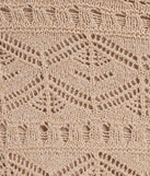 Blissful View High Rise Crochet Midi Skirt