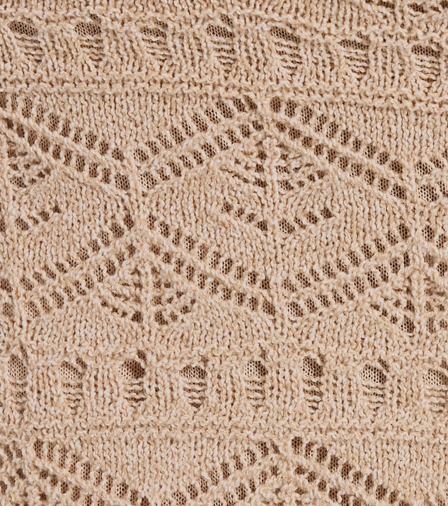 Blissful View High Rise Crochet Midi Skirt | Windsor
