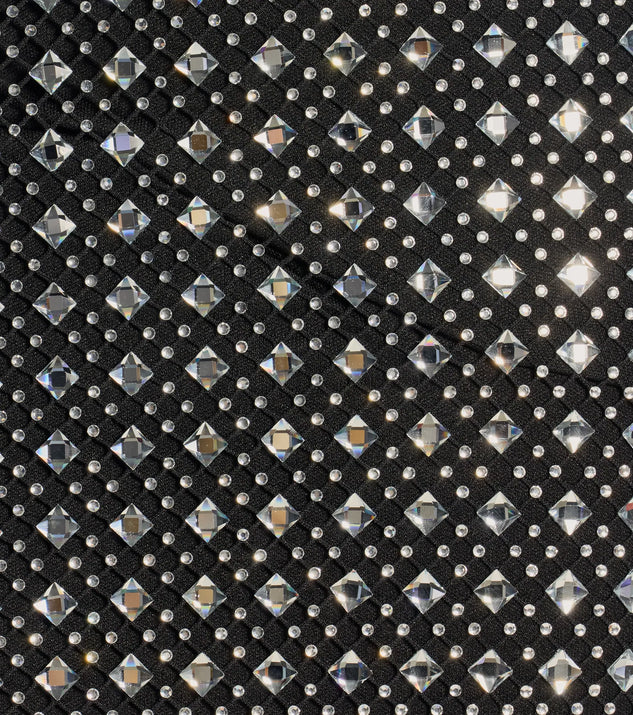 All That Shines Rhinestone Fishnet Maxi Skirt | Windsor