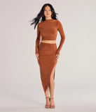 Effortlessly create party outfits or vacation-ready looks with the Bold Staple Ruched Asymmetrical Midi Skirt, one part of a versatile women's camel matching set perfect for quick and easy outfit combinations from layering chic outfits to transitioning your look seamlessly.