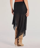 
Upgrade your style game for 2025 with the Boho Style Sheer Lace Asymmetric Midi Skirt in black, perfect for any fashion-forward wardrobe.