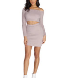 Fuzzy Eyelash Mini Skirt