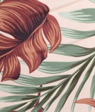 Choosing a taupe jumpsuit like the Vacay Mood Tropical Print Halter Cutout Jumpsuit means you’re ready for anything—no outfit planning needed, just style, go, and glow.
