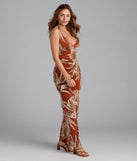 Sunny POV Tropical Print Jumpsuit