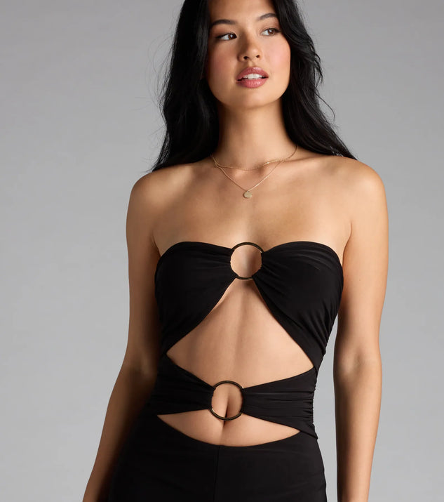 Get Like Me Cutout Wide-Leg Jumpsuit | Windsor Get Like Me Cutout Wide-Leg Jumpsuit | Windsor