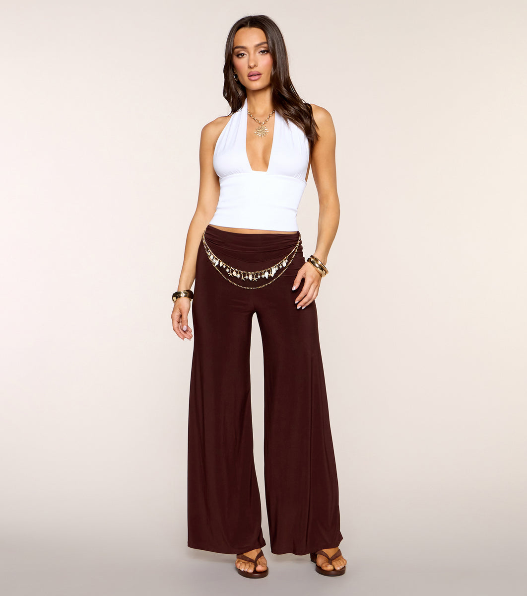 Shell Yeah Wide-Leg Pants & Windsor