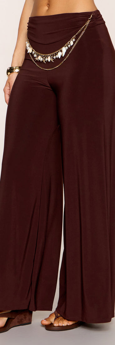 Shell Yeah Wide-Leg Pants
