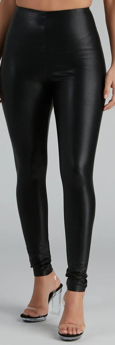 The One You Want Faux Leather Leggings