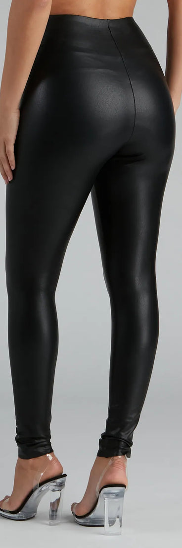 The One You Want Faux Leather Leggings
