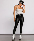 The One You Want Faux Leather Leggings
