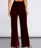 Velvet Glamour High Waist Pants