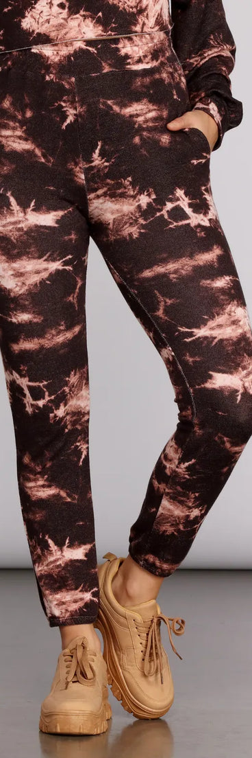 Trendsetter Bleach Dyed Joggers