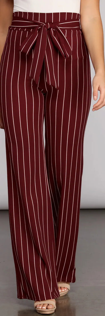 Tie Me Up High Waist Pants