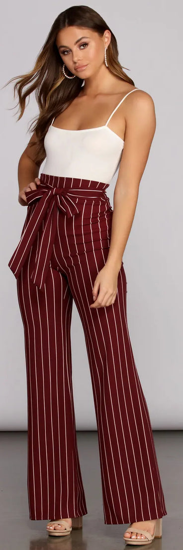Tie Me Up High Waist Pants