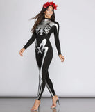 Bad To The Bone Metallic Catsuit