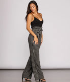 Better Together Striped Jumpsuit