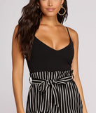 Better Together Striped Jumpsuit