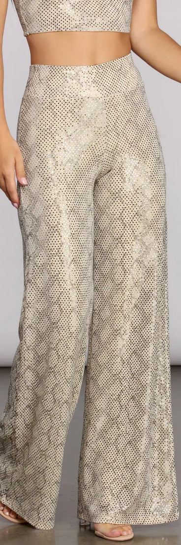Vision Venom Sequin Snake Pants