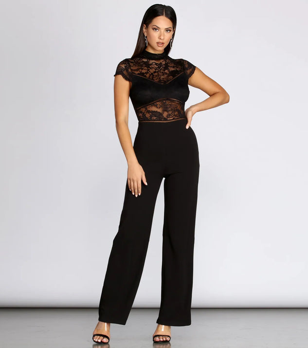 Loving In Lace Jumpsuit