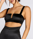The A-List Satin Jumpsuit