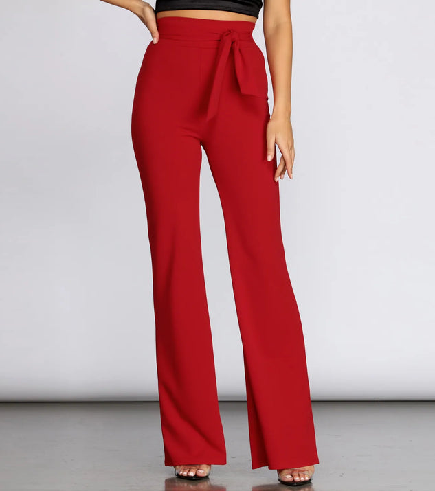 Dress To Impress Tie Waist Pants | Windsor