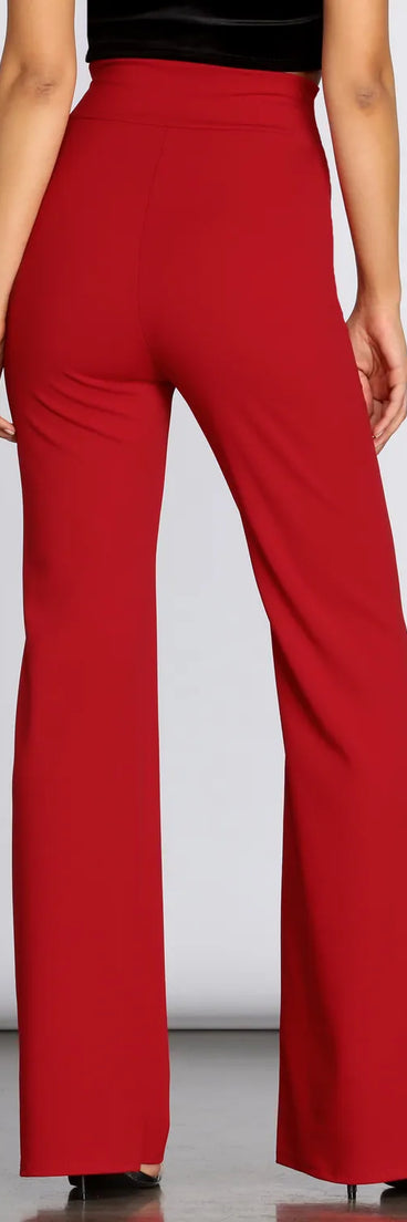 Dress To Impress Tie Waist Pants