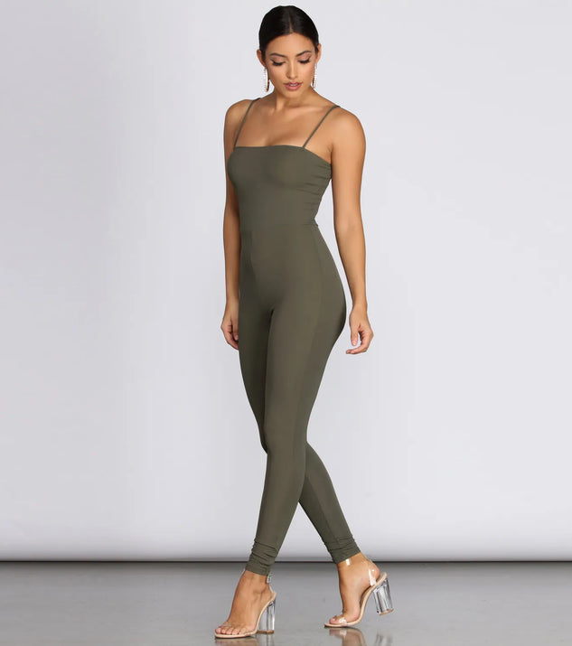 Serious Style Ribbed Knit Catsuit