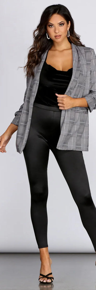 Sleek In Satin Leggings