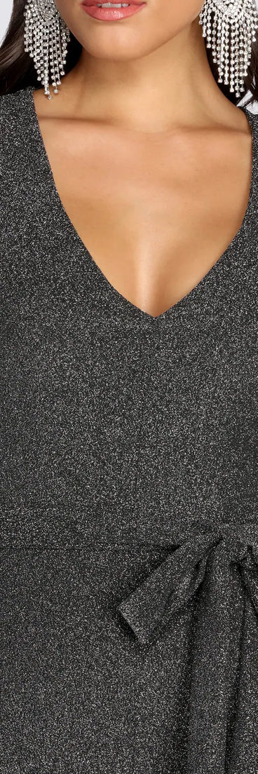 Go Your Own Way Glitter Jumpsuit