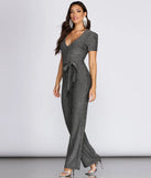 Go Your Own Way Glitter Jumpsuit