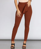Office Hottie High Waist Tie-Front Pants