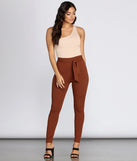 Office Hottie High Waist Tie-Front Pants
