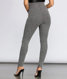 Tweed High Waist Trousers