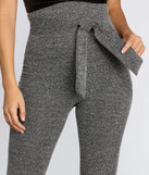 Tweed High Waist Trousers